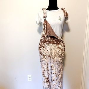Urban Outfitters Velvet Overalls